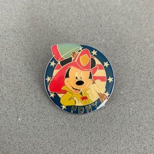 Disney FDNY Mickey Mouse Pin